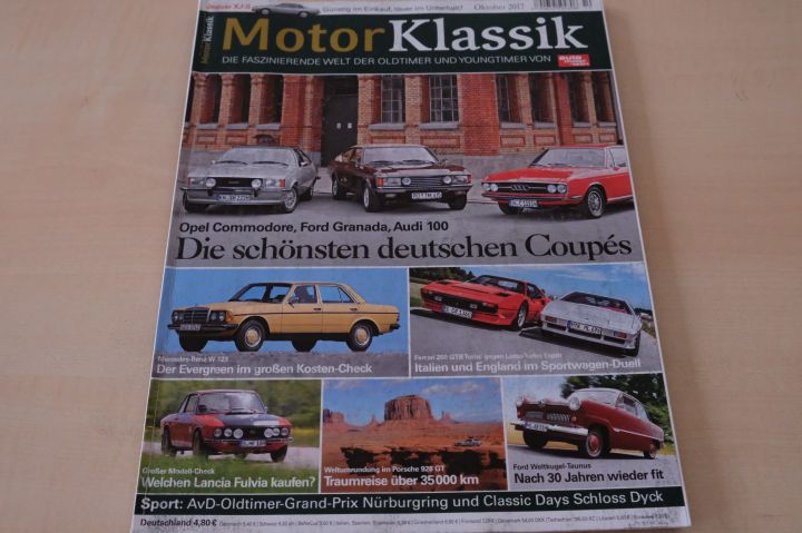 Deckblatt Motor Klassik (10/2017)